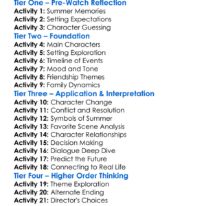 Summer Days Summer Nights 2018 Worksheet Activity Booklet