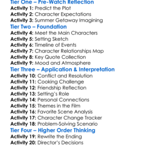 Summer Villa 2016 Worksheet Activity Booklet