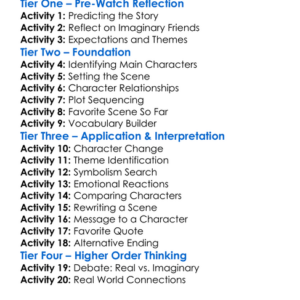 Sundays At Tiffanys 2010 Worksheet Activity Booklet