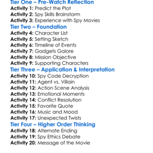 Super Spy The Final Exit 2003 Worksheet Activity Booklet