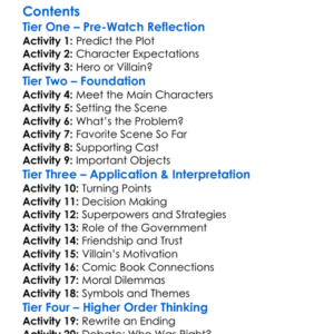 Supermanbatman Public Enemies 2009 Worksheet Activity Booklet