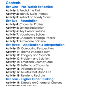 Surviving My Father The Rachel Jeffs Story 2025 Worksheet Activity Booklet