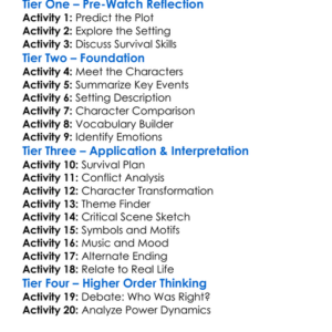 Swept Away 2002 Worksheet Activity Booklet