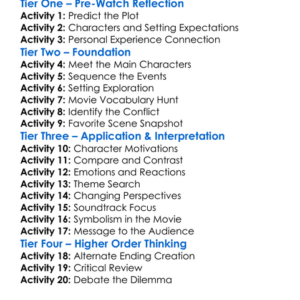 Switched At Death 2024 Worksheet Activity Booklet