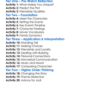 Tall Girl Worksheet Activity Booklet