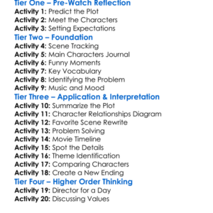 Taxi 2004 Worksheet Activity Booklet