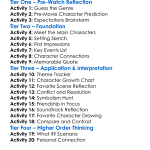 Ten Inch Hero 2007 Worksheet Activity Booklet