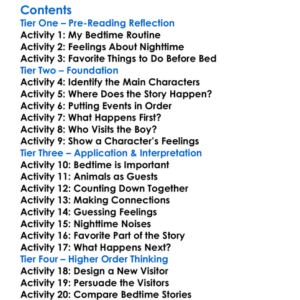 Ten Minutes Till Bedtime Peggy Rathmann Worksheet Activity Booklet