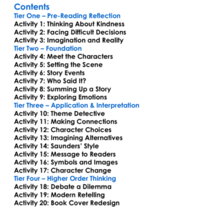 Tenth Of December George Saunders Worksheet Activity Booklet