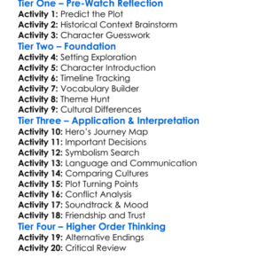 The 13Th Warrior 1999 Worksheet Activity Booklet