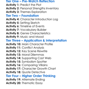 The Accountant² 2025 Worksheet Activity Booklet