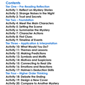 The Adventure Of The Speckled Band Arthur Conan Doyle Worksheet Activity Booklet