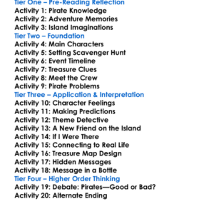 The Adventure On Pirate Island Worksheet Activity Booklet