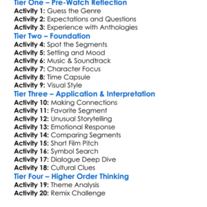 The Agfa Mystery Mixtape Vault 2020 Worksheet Activity Booklet