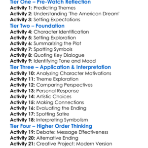 The American Dream 2010 Worksheet Activity Booklet