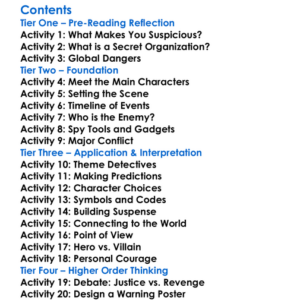 The Apocalypse Watch Robert Ludlum Worksheet Activity Booklet