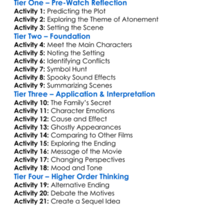 The Atoning 2017 Worksheet Activity Booklet