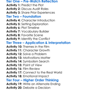 The Auditors 2025 Worksheet Activity Booklet