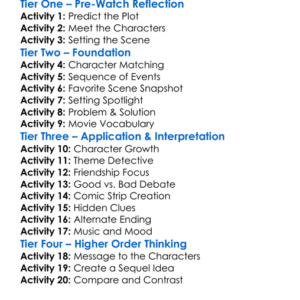 The Bad Guys 2 2025 Worksheet Activity Booklet