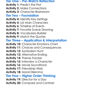 The Bad Orphan 2024 Worksheet Activity Booklet