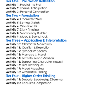 The Bad Shepherd 2024 Worksheet Activity Booklet