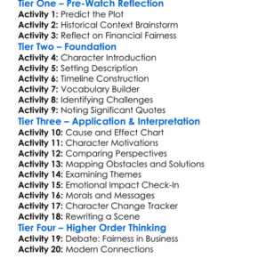 The Banker 2020 Worksheet Activity Booklet