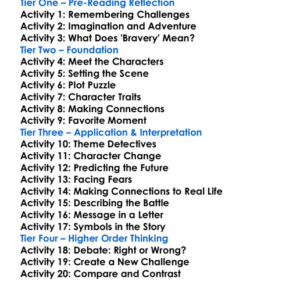 The Battle For The Castle Worksheet Activity Booklet