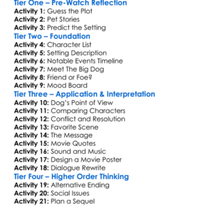 The Big Dog 2023 Worksheet Activity Booklet