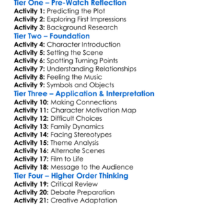 The Blind Side Worksheet Activity Booklet