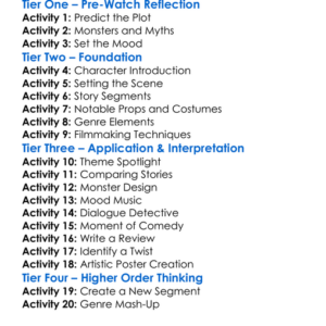 The Boneyard Collection 2008 Worksheet Activity Booklet