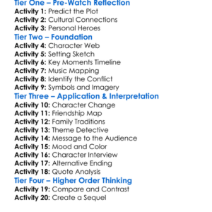 The Book Of Life Worksheet Activity Booklet