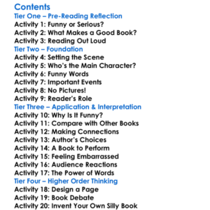 The Book With No Pictures More Fun Bj Novak Worksheet Activity Booklet