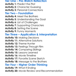 The Brothers Solomon 2007 Worksheet Activity Booklet