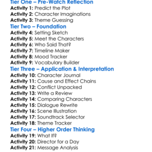 The Caption 2018 Worksheet Activity Booklet