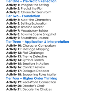 The Carpenters Son 2025 Worksheet Activity Booklet