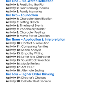 The Caseys 1999 Worksheet Activity Booklet