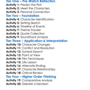 The Cat And The Moon 2019 Worksheet Activity Booklet