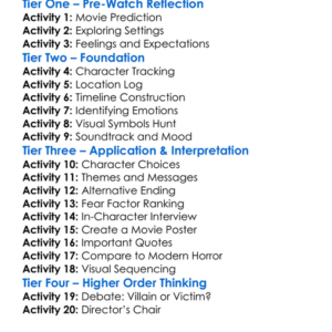 The Children 1980 Worksheet Activity Booklet