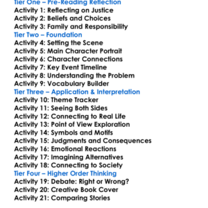 The Children Act Ian Mcewan Worksheet Activity Booklet