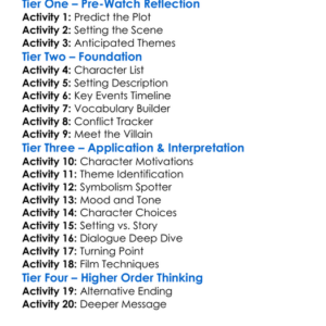 The Cleansing 2019 Worksheet Activity Booklet