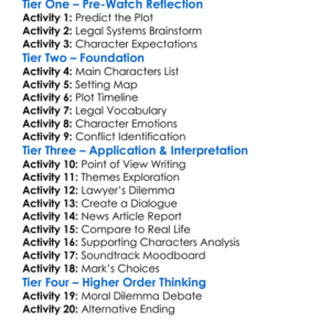 The Client 1994 Worksheet Activity Booklet
