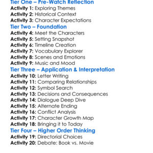 The Color Purple Worksheet Activity Booklet