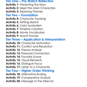 The Colors Of Emily 2017 Worksheet Activity Booklet