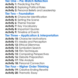 The Contender 2000 Worksheet Activity Booklet