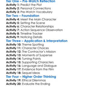 The Contractor 2022 Worksheet Activity Booklet