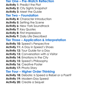 The Cruise 1998 Worksheet Activity Booklet