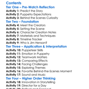 The Crystal Calls Worksheet Activity Booklet