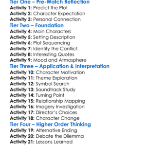 The Cuckold 2009 Worksheet Activity Booklet