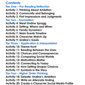 The Custom Of The Country Edith Wharton Worksheet Activity Booklet