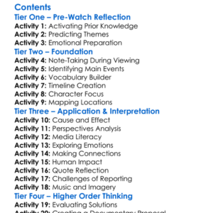 The Darkest Days Israel-Gaza Six Months On 2024 Worksheet Activity Booklet